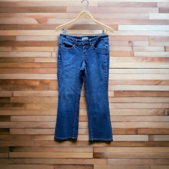 Coldwater Creek Relaxed Jeans P6 Bootcut Medium Wash Stretch Denim Classic - Picture 1 of 7